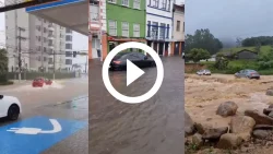 videos:-grande-florianopolis-vira-piscina-ao-ar-livre-e-chuva-‘engole’-ruas-da-cidade